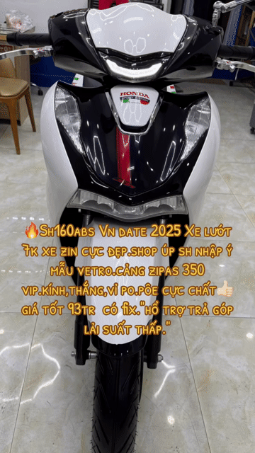 Honda SH 160 ABS 2025 Trắng 7000 km. Mua bán Xe máy tại Thành phố Vũng Tàu Bà Rịa - Vũng Tàu được đăng bởi XE MÁY BẢO THANH  TPVŨNG TÀU hình 1