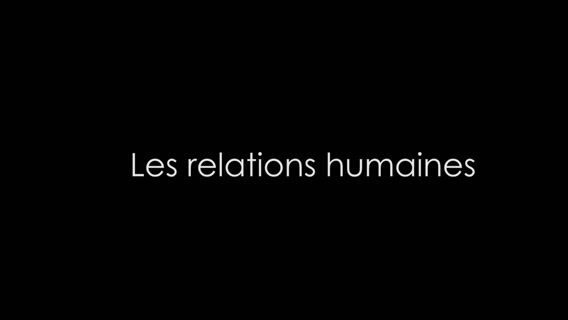 Les relations humaines