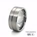 9mm Brushed Double Groove Tungsten Ring 360 video