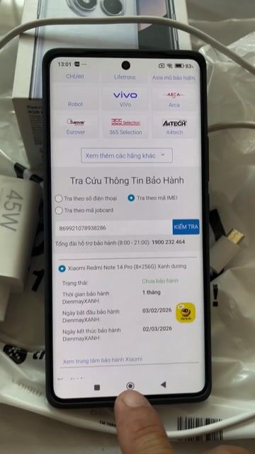 Xiaomi Redmi Note 14 Pro 256GB Xanh 99%. Mua bán Điện thoại tại Thành phố Long Xuyên An Giang được đăng bởi Long Xuyên  hình 1