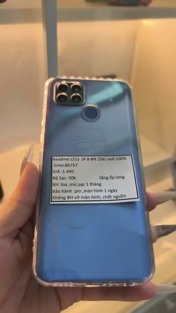 Realme C21Y 256GB Xanh. Mua bán Điện thoại tại Quận Bình Tân Tp Hồ Chí Minh được đăng bởi Smartphone Giá sỉ O84va 32445bon tam hình 1
