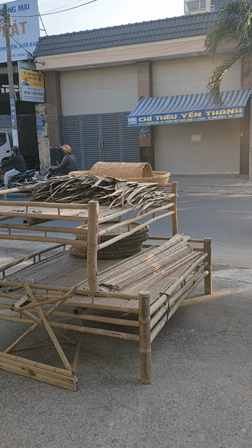 Giường tre nâu đủ kích cỡ. Mua bán Giường, chăn ga gối nệm tại Quận 12 Tp Hồ Chí Minh được đăng bởi Tre Trúc hình 1