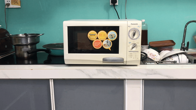 Lò vi sóng Panasonic 23 lít. Mua bán Bếp, lò, đồ điện nhà bếp tại Quận 8 Tp Hồ Chí Minh được đăng bởi Phạm Chí Thiện hình 1