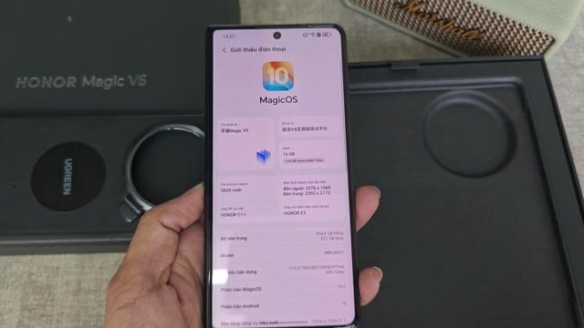 Honor Magic V5 512GB Đen Fullbox Lướt Có Giao Lưu. Mua bán Điện thoại tại Quận 3 Tp Hồ Chí Minh được đăng bởi Minh Phạm  hình 1