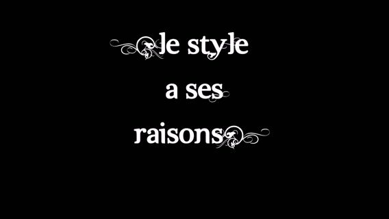 Le style a ses raisons
