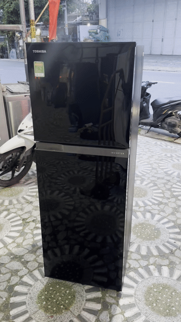 Tủ lạnh Toshiba Inverter Đen 233l. Mua bán Tủ lạnh tại Huyện An Dương Hải Phòng được đăng bởi Phát Thanh Lý  hình 1