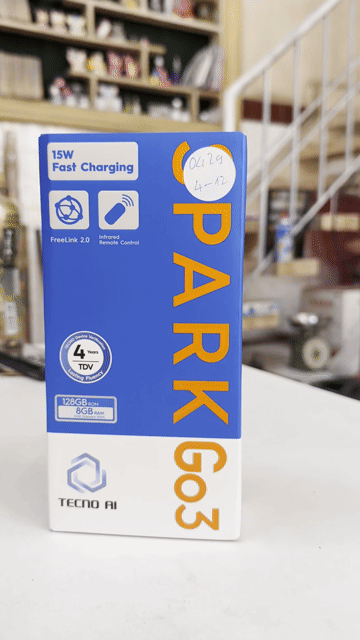 Tecno Spark Go 3 128GB Đen Chưa Active. Mua bán Điện thoại tại Thành phố Sa Đéc Đồng Tháp được đăng bởi Trần Quốc Khải hình 1