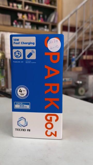 Tecno Spark Go 3 128GB Đen Chưa Active. Mua bán Điện thoại tại Thành phố Sa Đéc Đồng Tháp được đăng bởi Trần Quốc Khải hình 1