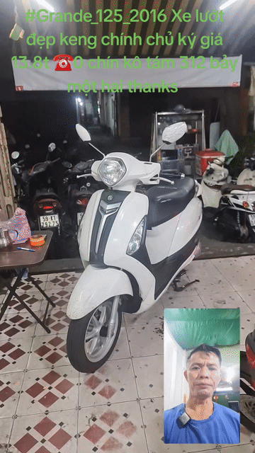 Yamaha Grande 125cc Trắng. Mua bán Xe máy tại Quận 11 Tp Hồ Chí Minh được đăng bởi CỬA HÀNG XE MÁY LONG HỔ hình 1