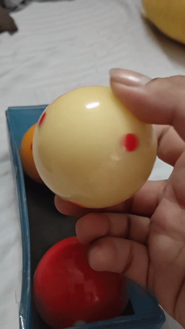 Bóng bida 3 băng Nhựa Đỏ, vàng, kem Rất mới. Mua bán Đồ thể thao, Dã ngoại tại Quận 11 Tp Hồ Chí Minh được đăng bởi Hiển Tín hình 1