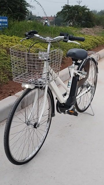 Xe đạp điện Yamaha Pass City S3 Trắng. Mua bán Xe điện tại Quận Long Biên Hà Nội được đăng bởi Trần Nghi hình 1