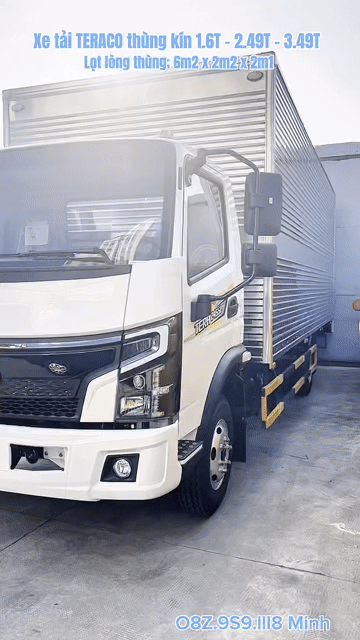 TERACO tải 1t9 2t4 3t4 thùng 6m2 động cơ ISUZU. Mua bán Xe tải, xe ben tại Thành phố Dĩ An Bình Dương được đăng bởi Hoàng Minh Ô Tô hình 1