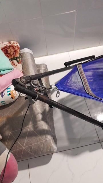 Võng xếp lưới Xanh dương. Mua bán Nội thất, đồ gia dụng khác tại Huyện Đức Hòa Long An được đăng bởi Trương Tấn Trận hình 1