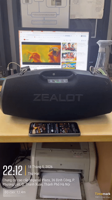 Loa Bluetooth ZEALOT S78M Đen. Mua bán Tivi, Âm thanh tại Quận Thanh Xuân Hà Nội được đăng bởi nguyen phu cuong hình 1
