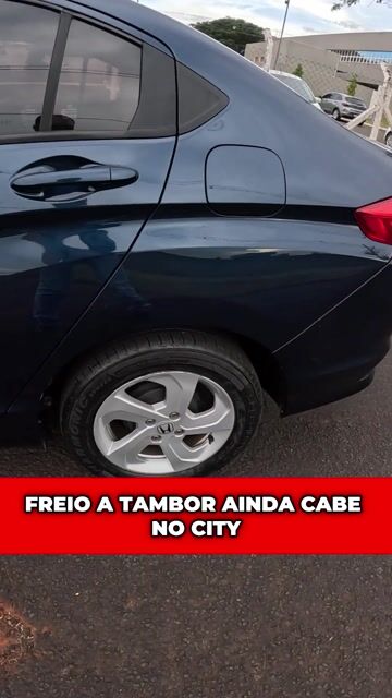 FREIO A TAMBOR AINDA CABE NO CITY