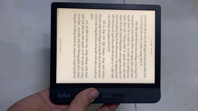 Máy đọc sách Kobo Libra H2O 8GB Đen. Mua bán Máy tính bảng tại Quận Tân Bình Tp Hồ Chí Minh được đăng bởi Quốc hình 1