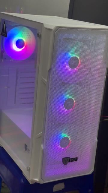 Vỏ máy tính VSP ATX Trắng 4 fan LED trắng Mới 100%. Mua bán Linh kiện (RAM, Card...) tại Thị xã Phú Mỹ Bà Rịa - Vũng Tàu được đăng bởi Thanh Lý Siêu Rẻ hình 1