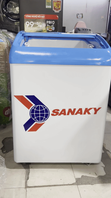 thanh lý Tủ đông Sanaky 150L Trắng zin êm. Mua bán Tủ lạnh tại Quận 7 Tp Hồ Chí Minh được đăng bởi Kho Điện Lạnh Sài Gòn  hình 1