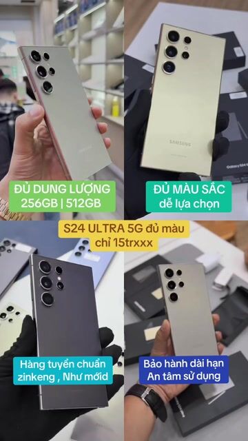 Samsung Galaxy S24 Ultra 256 Và 512GB - CÓ TRẢ GÓP. Mua bán Điện thoại tại Quận Ninh Kiều Cần Thơ được đăng bởi NHƠN MOBILE 107 XÔ VIẾT NGHỆ TĨNH hình 1