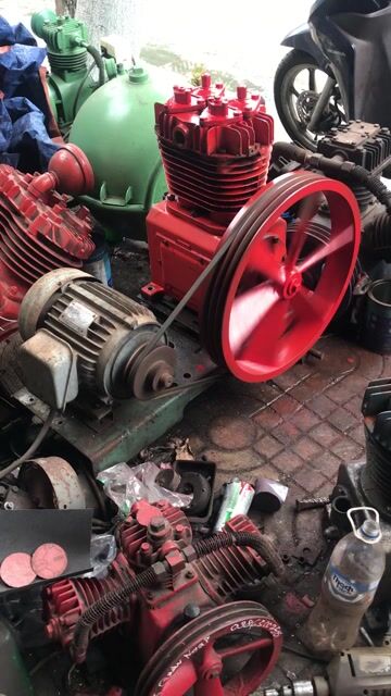 Đầu nén khí Meiji 5hp 1 cấp. Mua bán Đồ chuyên dụng, Giống nuôi trồng tại Thành phố Quảng Ngãi Quảng Ngãi được đăng bởi Mỹ Trinh hình 1