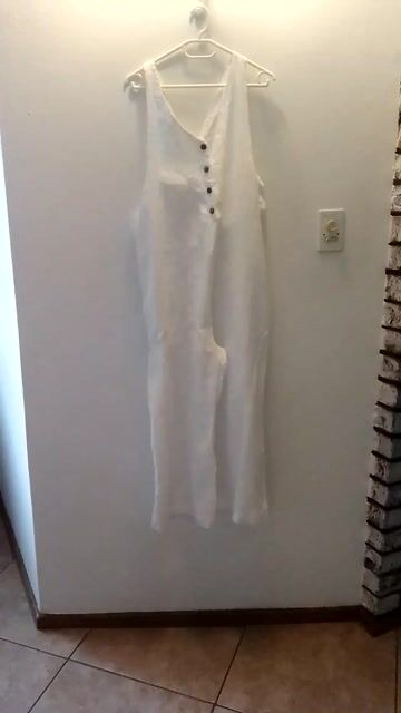 Truworths - white linen jumpsuit