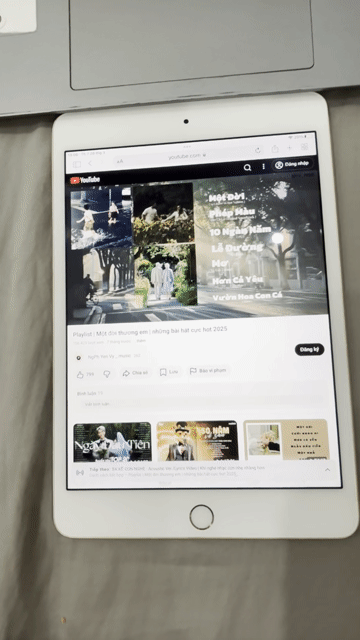 Apple iPad Mini 4 7.9 inch 128GB. Mua bán Máy tính bảng tại Huyện Hoài Đức Hà Nội được đăng bởi Linh Lê hình 1