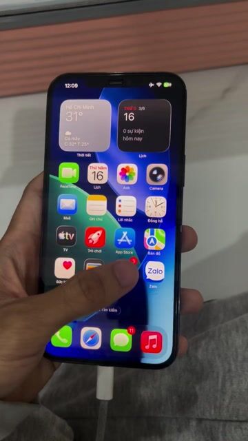 Apple iPhone 12 Pro Max 128GB Xanh Thay màn hình. Mua bán Điện thoại tại Quận Gò Vấp Tp Hồ Chí Minh được đăng bởi Dang Trung Kim hình 1