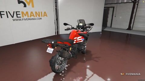 FIVEM Rider | Adventure Touring Motorcycle [Unbadged] Add-On | Front & Rear Racks | Custom Livery | Working Lights | Optimized | Fivem Ready | High Quality, video preview