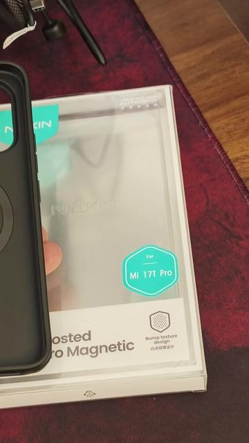 Ốp lưng Xiaomi 17T Pro Nillkin Đen nam châm NEW. Mua bán Phụ kiện (Màn hình, Chuột...) tại Thị xã Duyên Hải Trà Vinh được đăng bởi Luc  hình 1