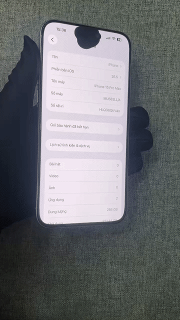 iPhone 15 Pro Max 256GB Tự Nhiên full chức năng. Mua bán Điện thoại tại Quận Thanh Xuân Hà Nội được đăng bởi EnterPhone hình 1