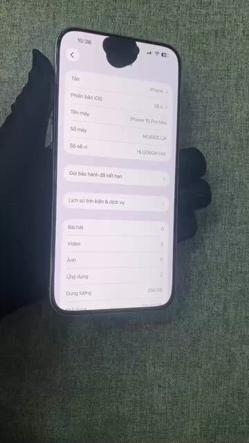 iPhone 15 Pro Max 256GB Tự Nhiên full chức năng. Mua bán Điện thoại tại Quận Thanh Xuân Hà Nội được đăng bởi EnterPhone hình 1