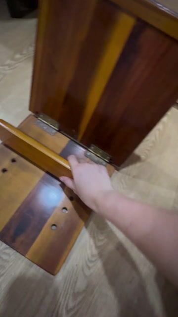 Bàn đạp Gỗ Gấp gọn làm nhỏ bắp chân. Mua bán Nội thất, đồ gia dụng khác tại Thành phố Thủ Dầu Một Bình Dương được đăng bởi Tịnh Nghi hình 1
