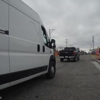 White van gets a little to close Shared on UpRide: Abused for being in the primary position