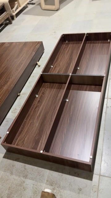 Giường bệt Gỗ MDF Nâu vân gỗ 1m6x2m. Mua bán Giường, chăn ga gối nệm tại Quận Long Biên Hà Nội được đăng bởi Lan Anh  hình 1