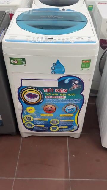 Máy giặt Toshiba 8.2kg cửa trên Trắng, Xanh. Mua bán Máy giặt tại Quận Ba Đình Hà Nội được đăng bởi e lê 286 nguyễn xiển hình 1
