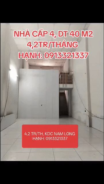 Cho thuê Nhà ở Quận 7 Tp Hồ Chí Minh diện tích 40 m² giá 4,2 triệu/tháng