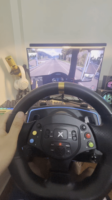 Vô lăng chơi game GOG R808 kim loại. Mua bán Thiết bị chơi game tại Huyện Quỳnh Phụ Thái Bình được đăng bởi thế việt hình 1