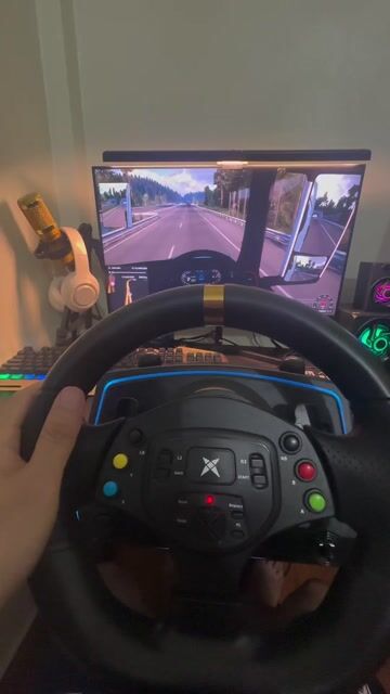 Vô lăng chơi game GOG R808 kim loại. Mua bán Thiết bị chơi game tại Huyện Quỳnh Phụ Thái Bình được đăng bởi thế việt hình 1