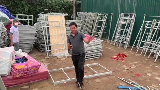 Giường tầng Sắt  85x190x165cm. Mua bán Giường, chăn ga gối nệm tại Quận Bắc Từ Liêm Hà Nội được đăng bởi nội thất TT hình 1