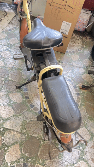 Xe đạp điện Asama màu Vàng. Mua bán Xe đạp tại Thành phố Thuận An Bình Dương được đăng bởi Ngọc Linh hình 1