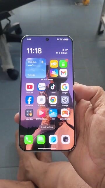 OPPO Find X8 256GB Xanh nhạt co giao lưu. Mua bán Điện thoại tại Huyện Tịnh Biên An Giang được đăng bởi Trinh hữu hanh hình 1