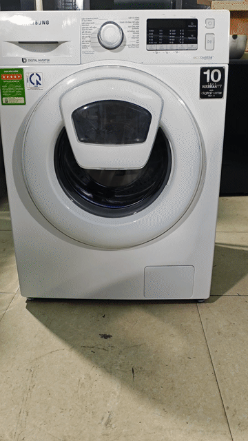Máy giặt Samsung 8kg cửa ngang Inverter Trắng. Mua bán Máy giặt tại Huyện Hóc Môn Tp Hồ Chí Minh được đăng bởi ĐIỆN LẠNH HẢI DI HÓC MÔN hình 1