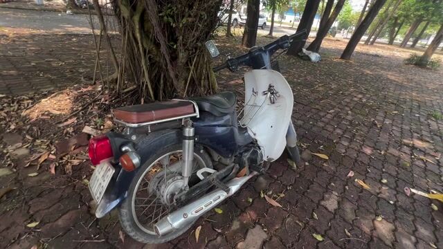 Honda Cub Xanh trắng 50cc liên doanh. Mua bán Xe máy tại Huyện Thạch Thất Hà Nội được đăng bởi trung hình 1