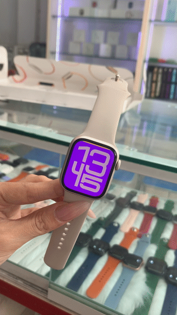 Apple Watch Series 7 41mm starlight dep keng. Mua bán Thiết bị đeo thông minh tại Quận Phú Nhuận Tp Hồ Chí Minh được đăng bởi pé phuong hình 1