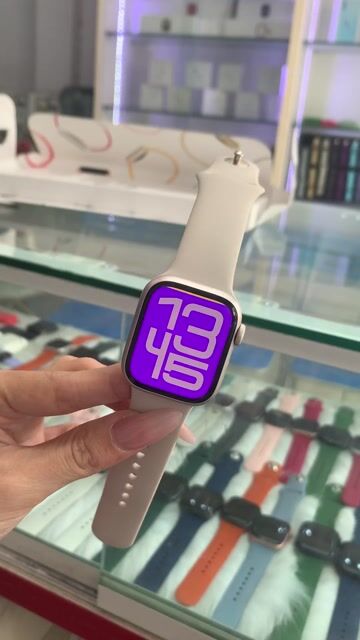 Apple Watch Series 7 41mm starlight dep keng. Mua bán Thiết bị đeo thông minh tại Quận Phú Nhuận Tp Hồ Chí Minh được đăng bởi pé phuong hình 1