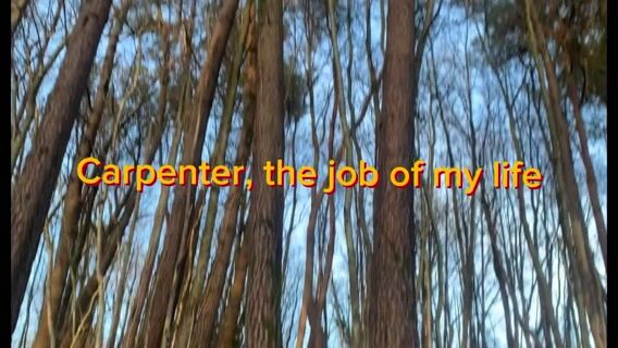 Carpenter the job of my life!