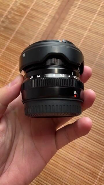 Ống kính Fujifilm XF16mm F2.8 Đen. Mua bán Máy ảnh, Máy quay tại Quận Hoàng Mai Hà Nội được đăng bởi Đại Đặng Quốc hình 1