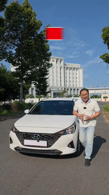 Hyundai Accent AT 2023 Trắng 36.000 km Sơn Zin. Mua bán Ô tô tại Thành phố Tân An Long An được đăng bởi TRẦN VĂN THÁI hình 1