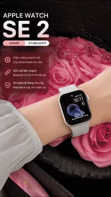 Apple Watch SE 2 40mm Starlight. Mua bán Thiết bị đeo thông minh tại Quận 5 Tp Hồ Chí Minh được đăng bởi A C V N hình 1