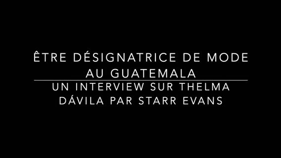 Le Guatemala dans la mode internationale